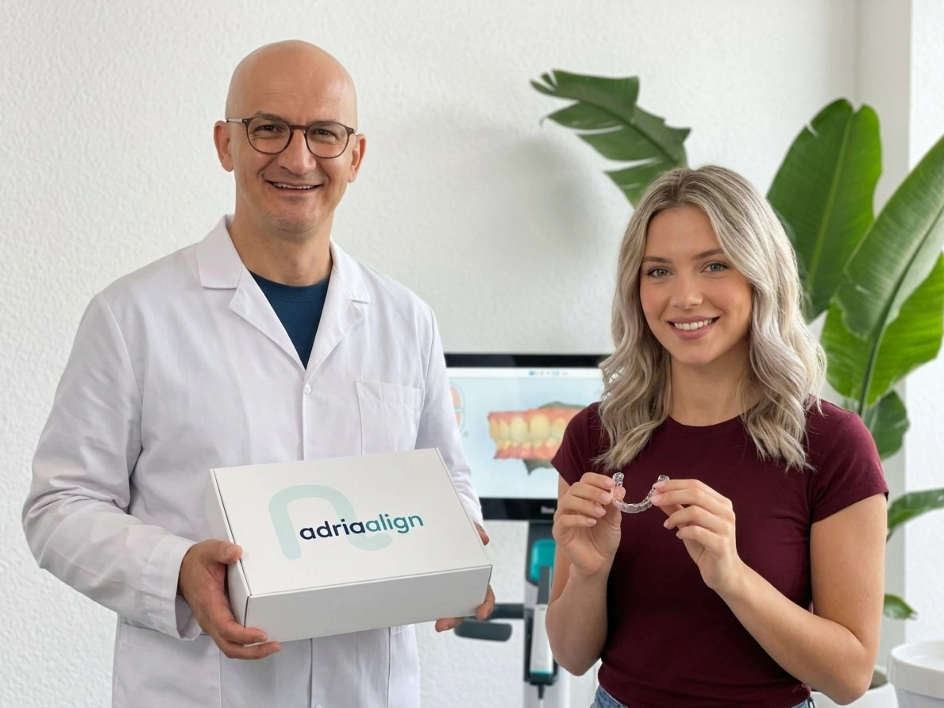 Adria Align portal in use at a dental practice
